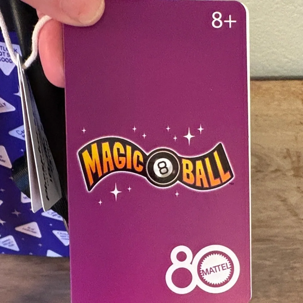 Loungefly Purple and Black Magic 8-Ball Backpack